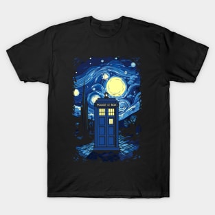 Starry Starry Tardis T-Shirt